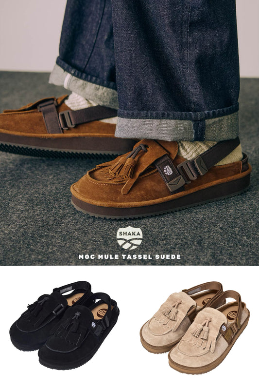 SHAKA - MOC MULE TASSEL SUEDE
