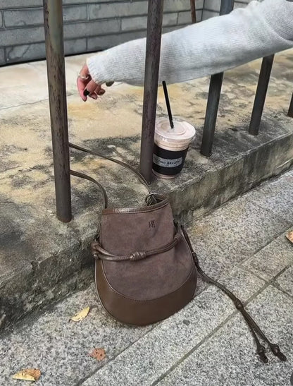 MZ899 CURVEE HOBO SUEDE BAG