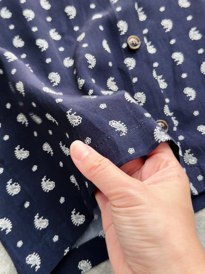 MB026 BREEZY TOUCH PAISLEY SHIRT