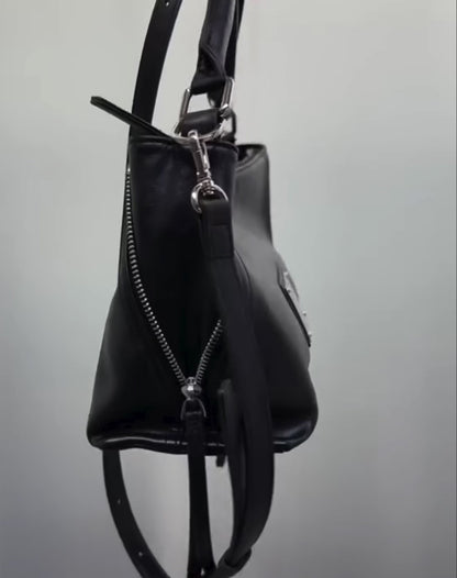 【斷貨王】MATIN KIM SIDE ZIPPER SHOULDER BAG
