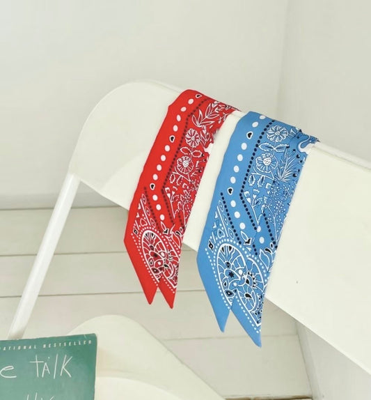 MUA353 BANDANA SILKY MINI SCARF