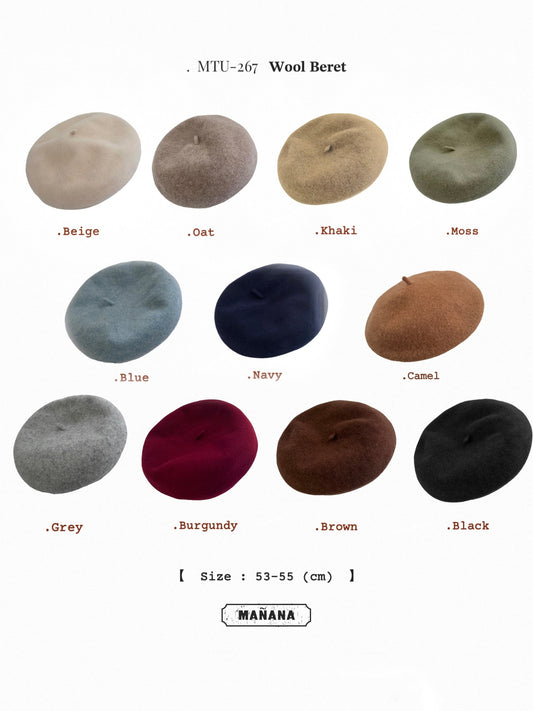 MTU-267 Wool Beret
