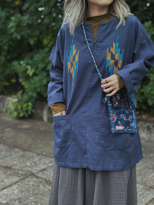 MCP-20 Indigo Patchwork Boro Bag