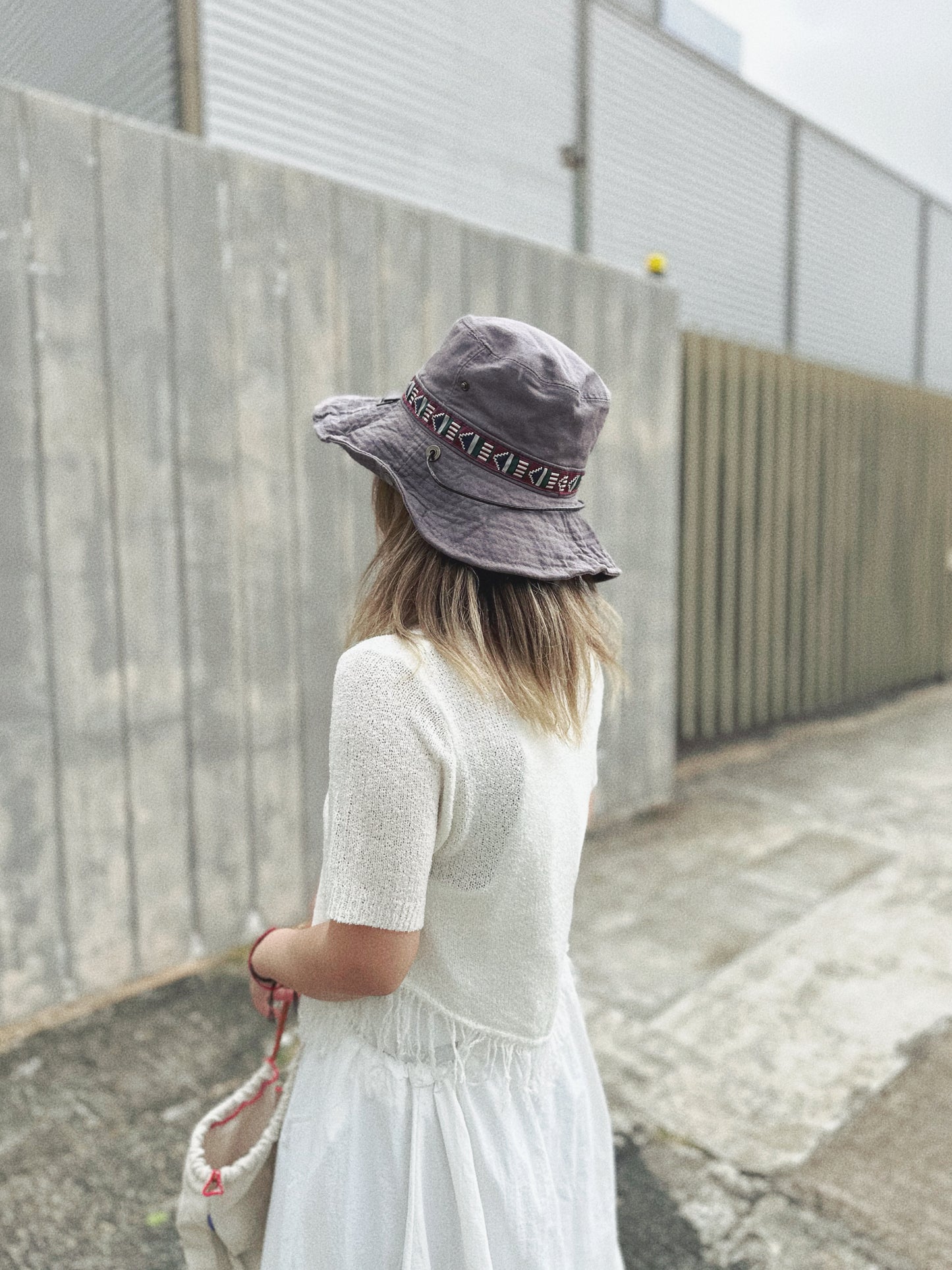 MZ-128 Geo Strap Bucket Hat