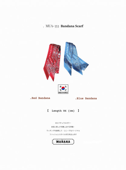 Bandana Silky Mini Scarf